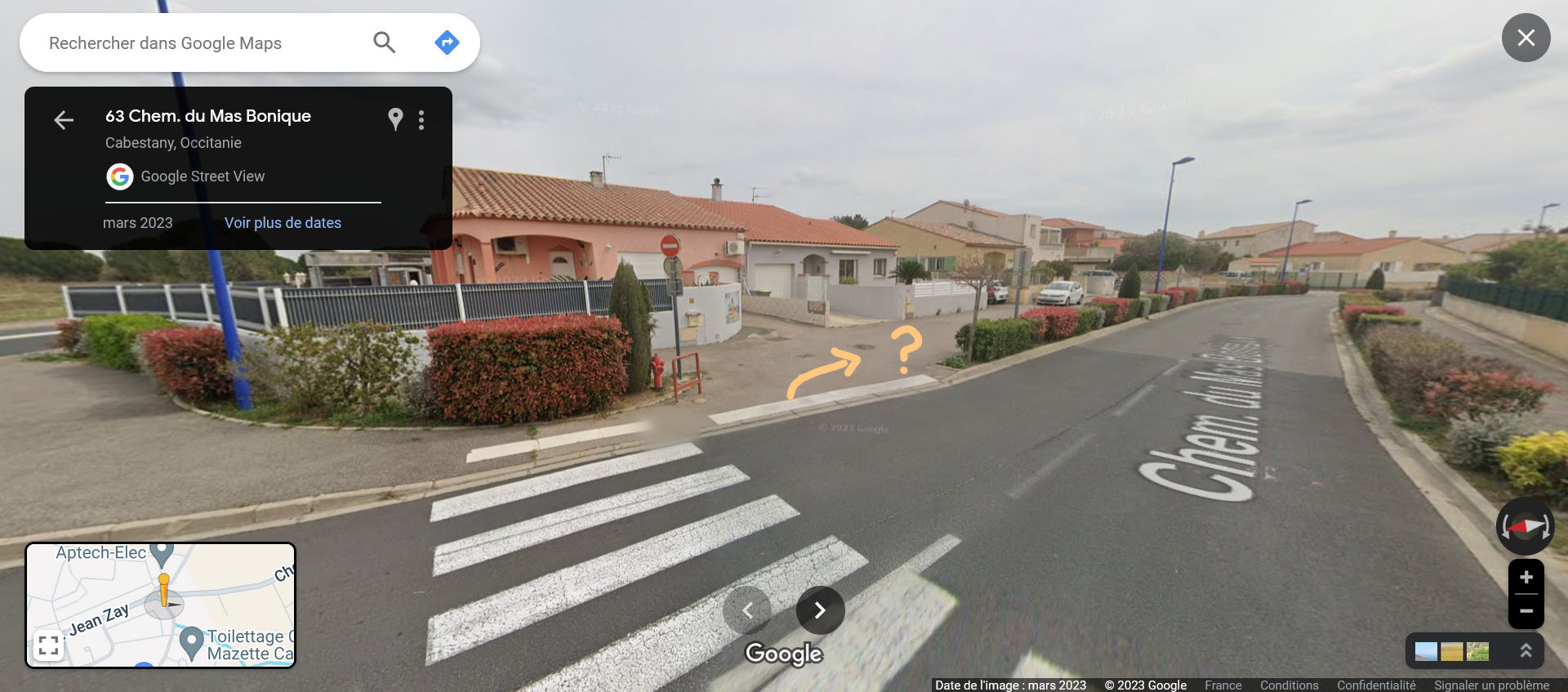 jonction Zay-Mas Bonique, Cabestany jonction Zay-Mas Bonique, Cabestany