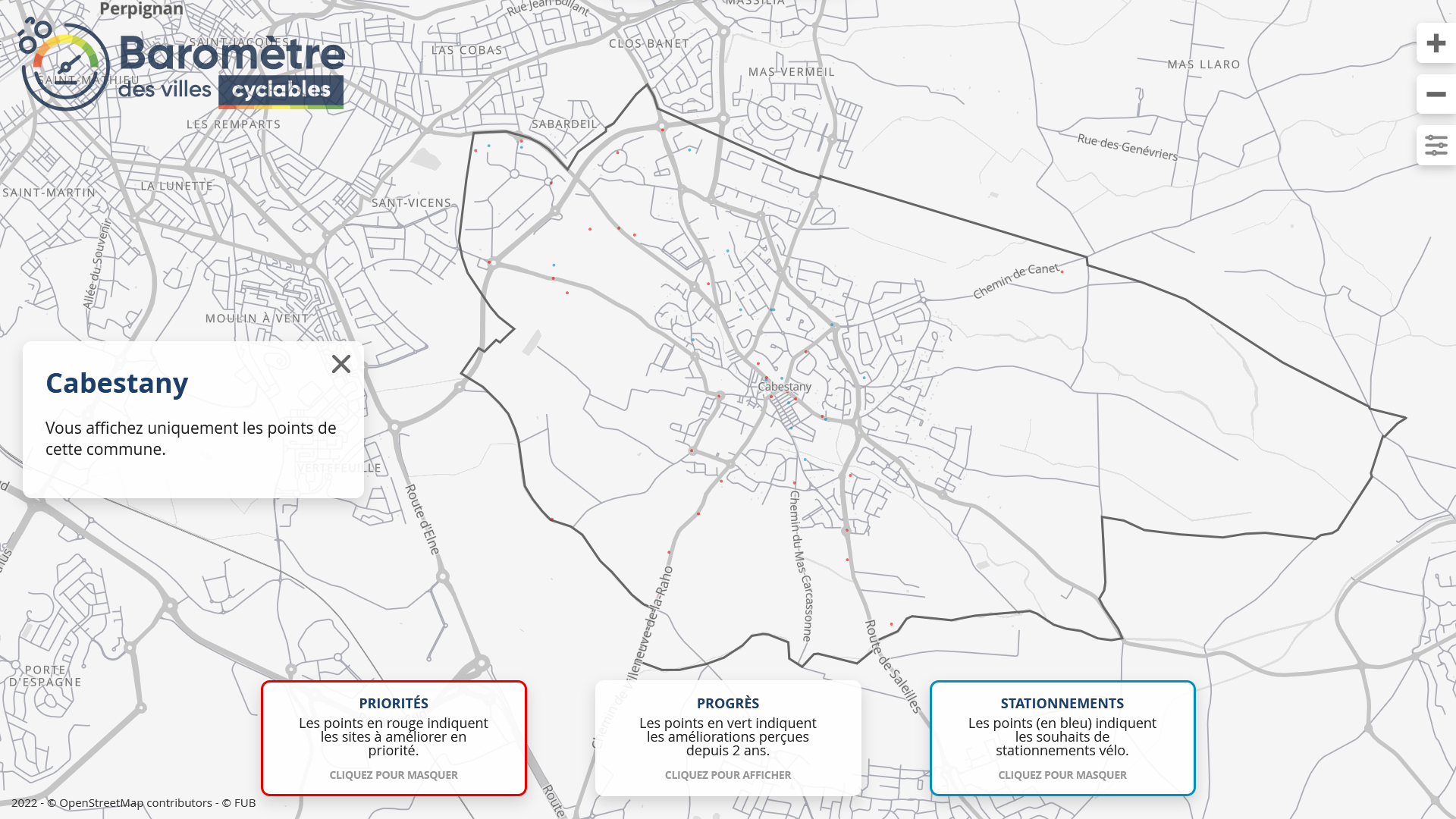 baromètre villes cyclables 2021, Cabestany baromètre villes cyclables 2021, Cabestany